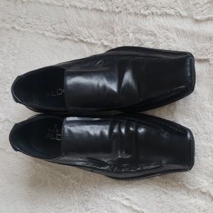 Aldo Mens Leather Loafers